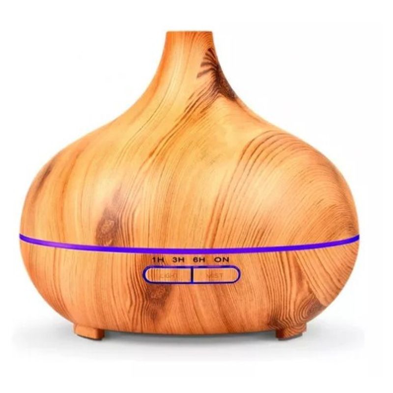 GENERICO - Humidificador Purificador De Aire Difusor Apariencia Madera SG105085.