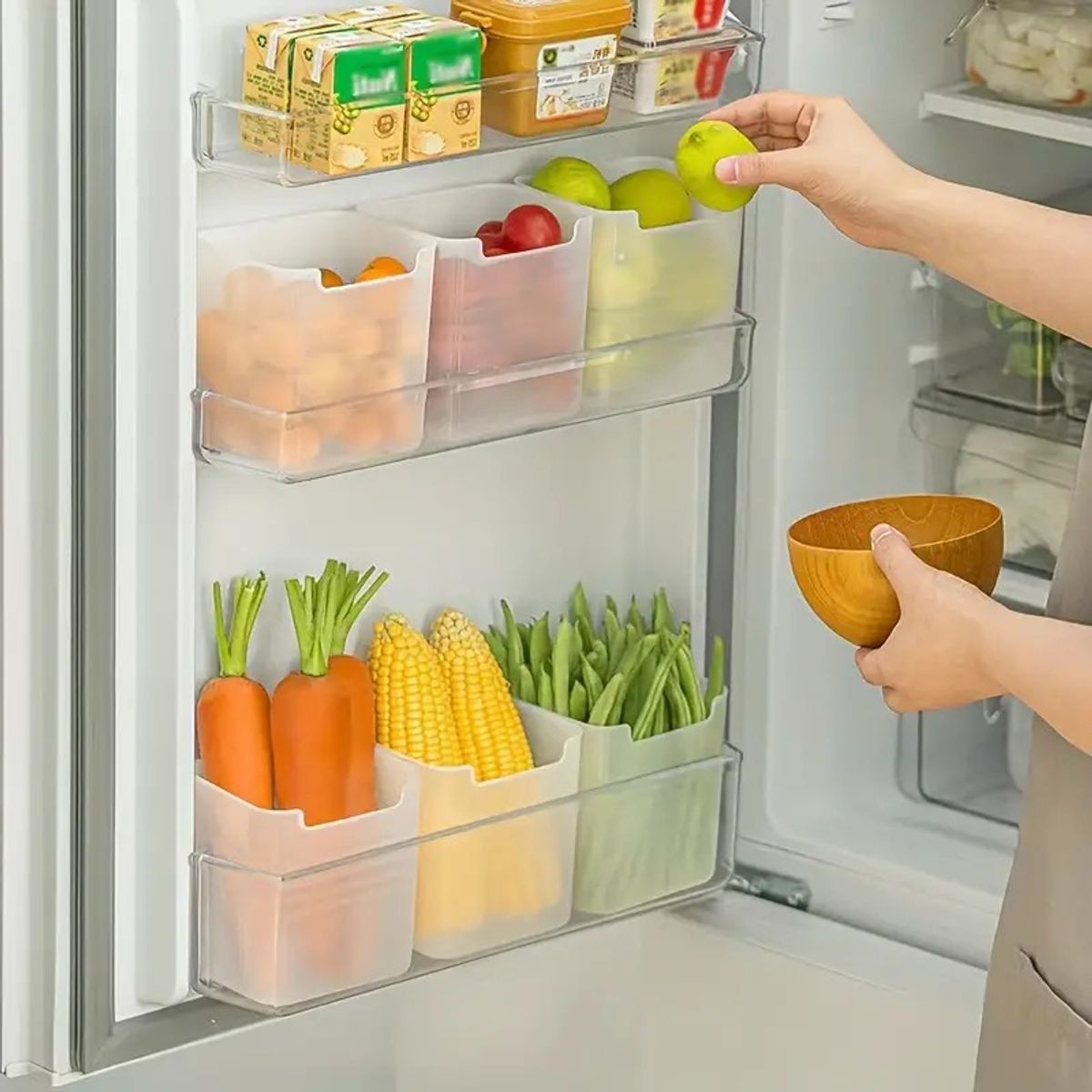 GENERICO - Organizador caja de almacenamiento para nevera