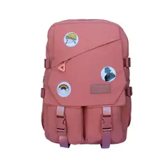GENERICO - MOCHILA URBANA JUVENIL CON INSIGNIAS