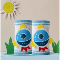 GENERICO - Set rodilleras gateo 3d protección sirve hasta 3 años.