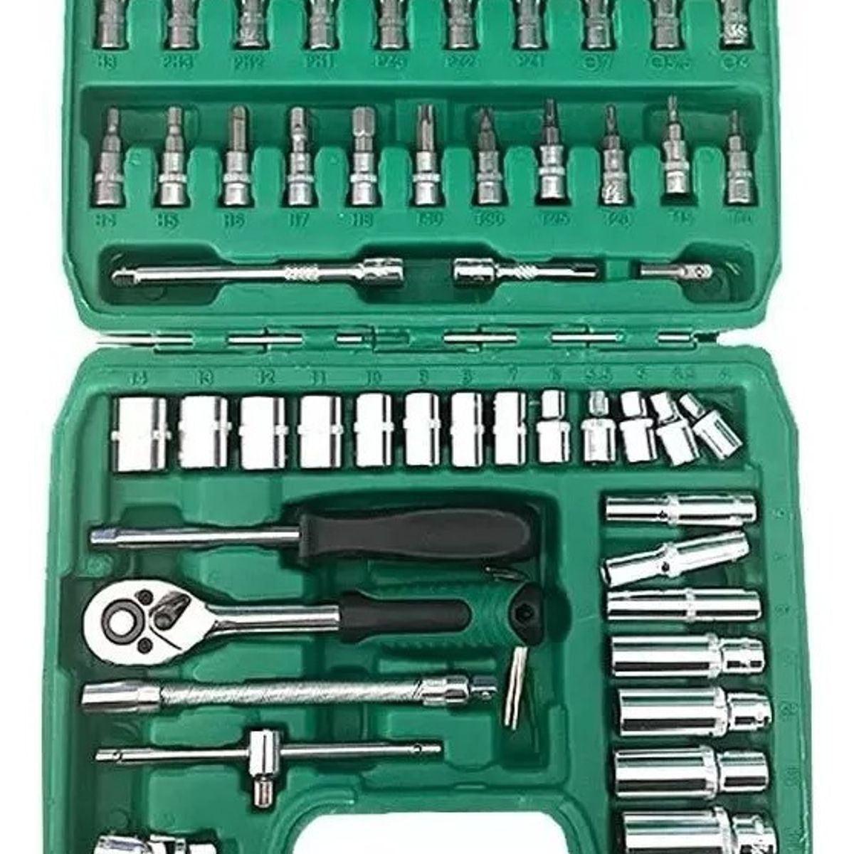 GENERICO - Caja De Herramientas Dados Y Llaves 216 Piezas