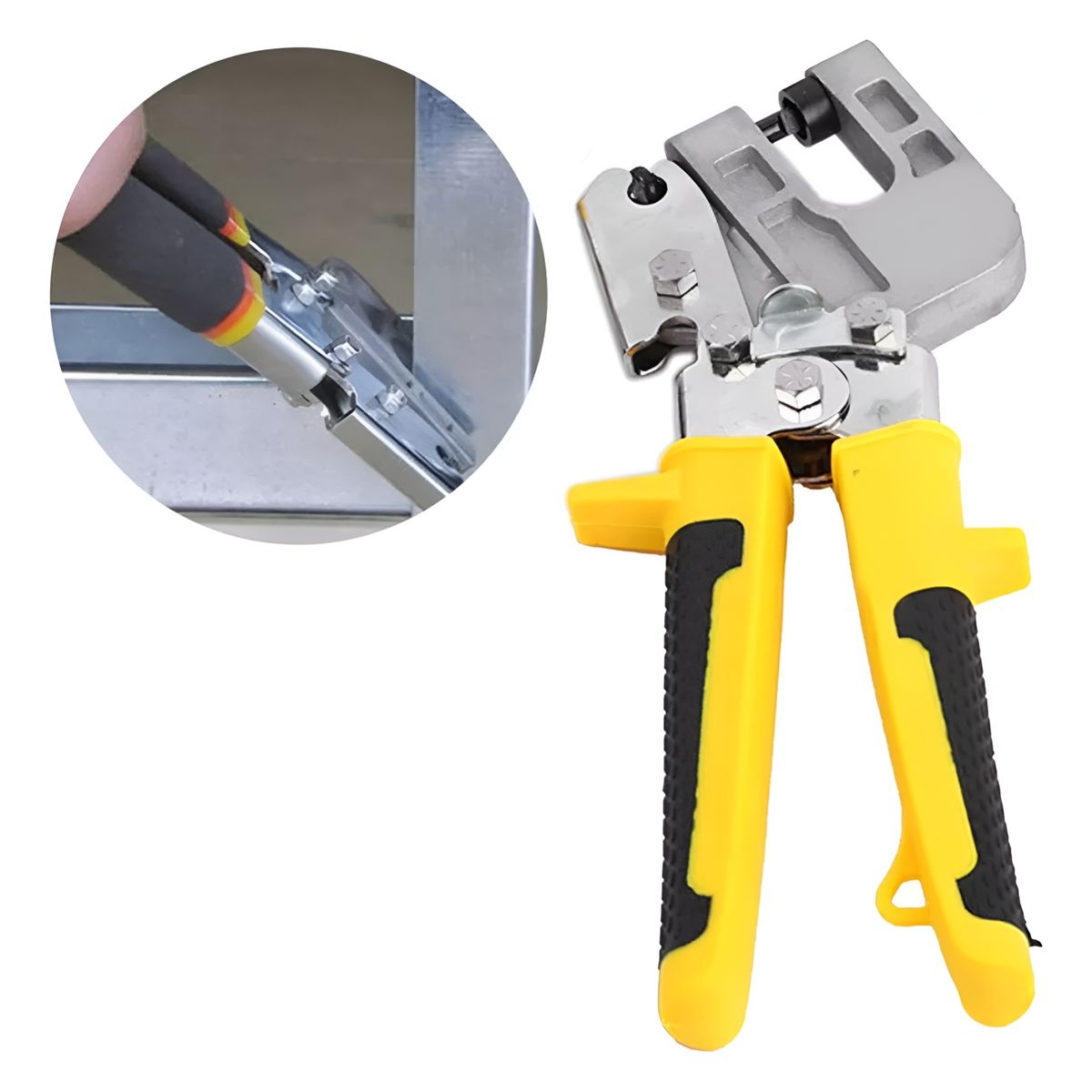 GENERICO - Punzadora Alicate Prensa Punzón Para Metalcon Montante