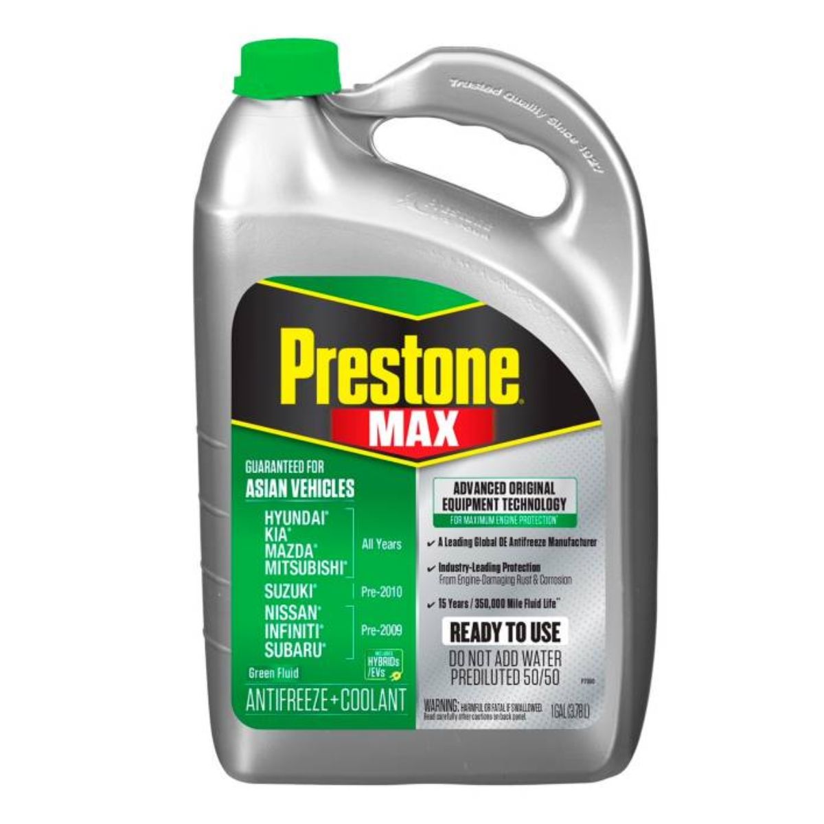 PRESTONE - Refrigerante Y Anticongelante 50/50 Prestone Verde 1 Gal