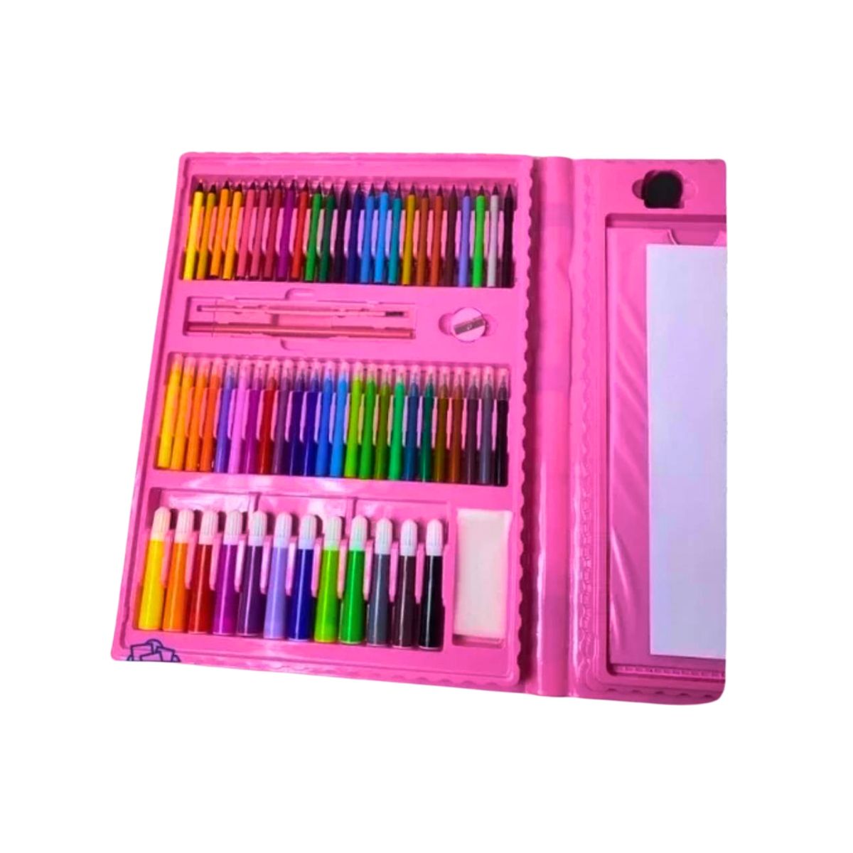 GENERICO - Set Rosa Colores Para Arte - 208 Piezas Colorear