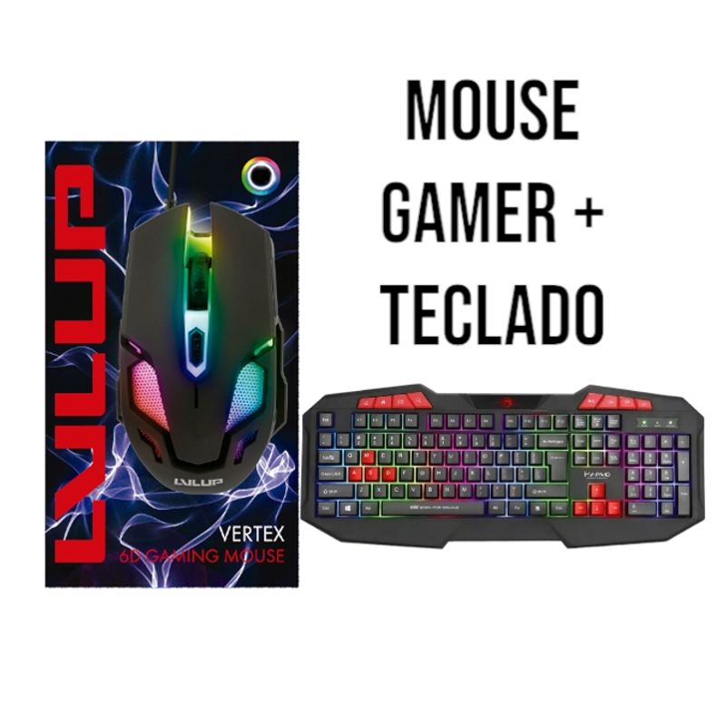 GENERICO - COMBO TECLADO MARVO K602  MOUSE VERTEX 6D