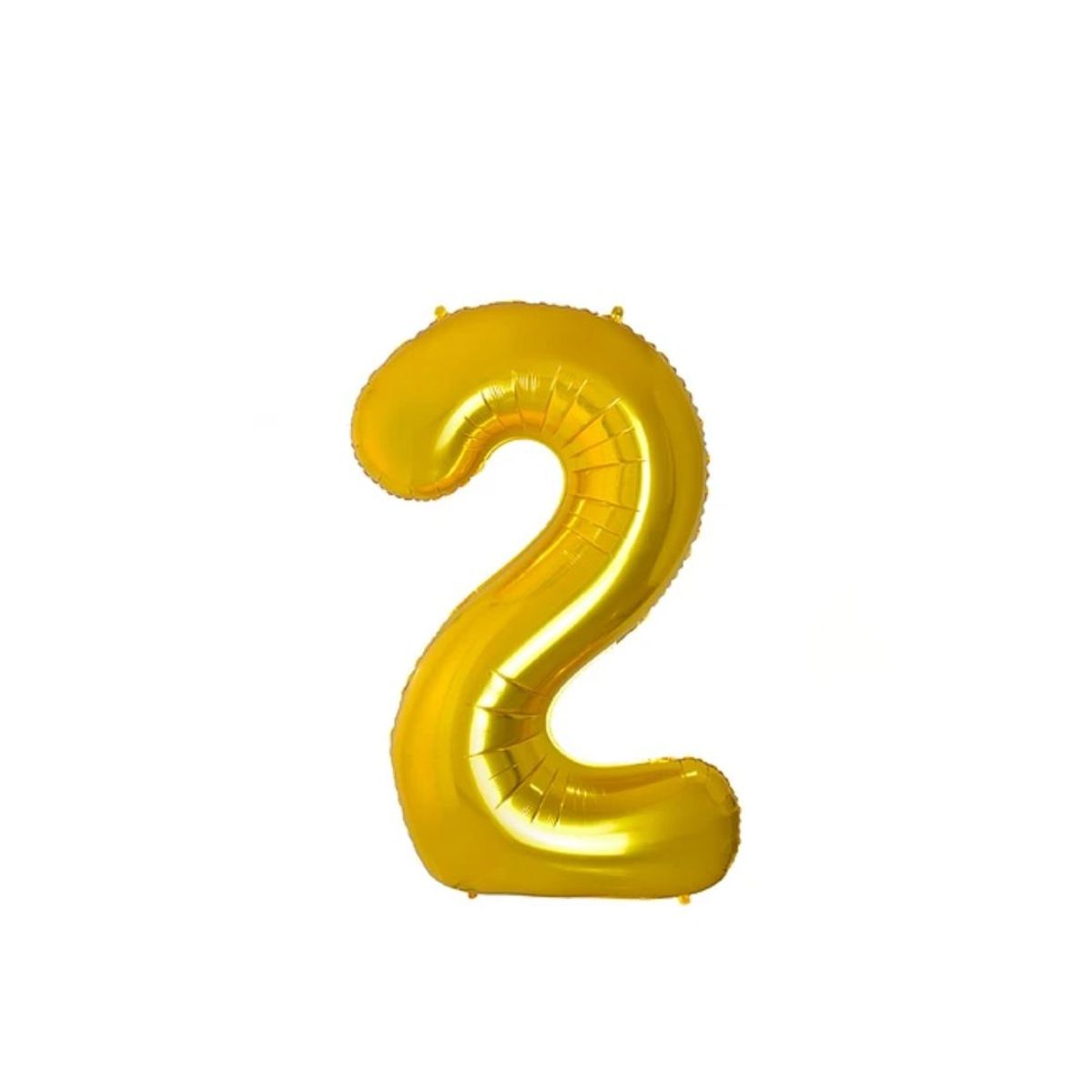 GENERICO - Globo Metalizado Numero "2" Dorado 30 Pulgadas