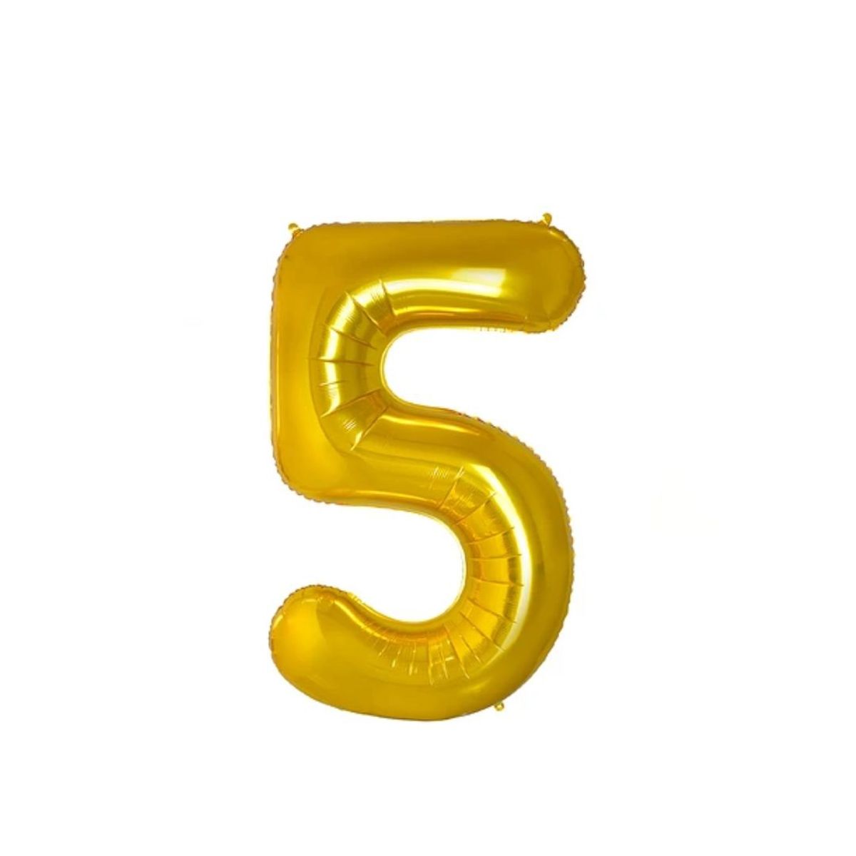 GENERICO - Globo Metalizado Numero "5" Dorado 30 pulgadas