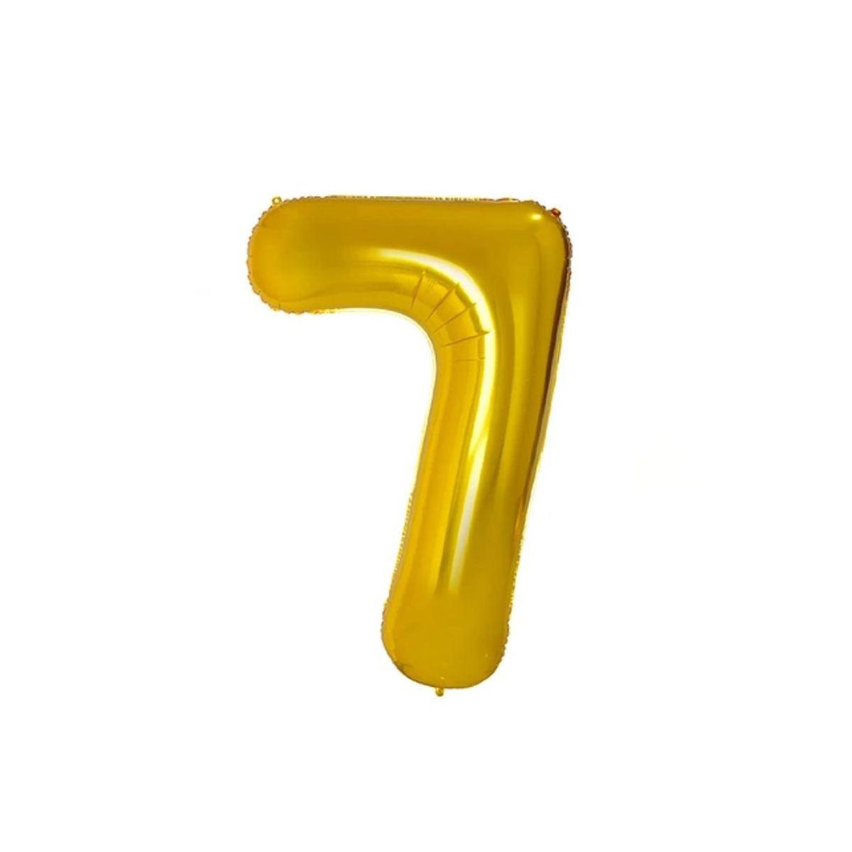 GENERICO - Globo Metalizado Numero "7" Dorado 30 Pulgadas