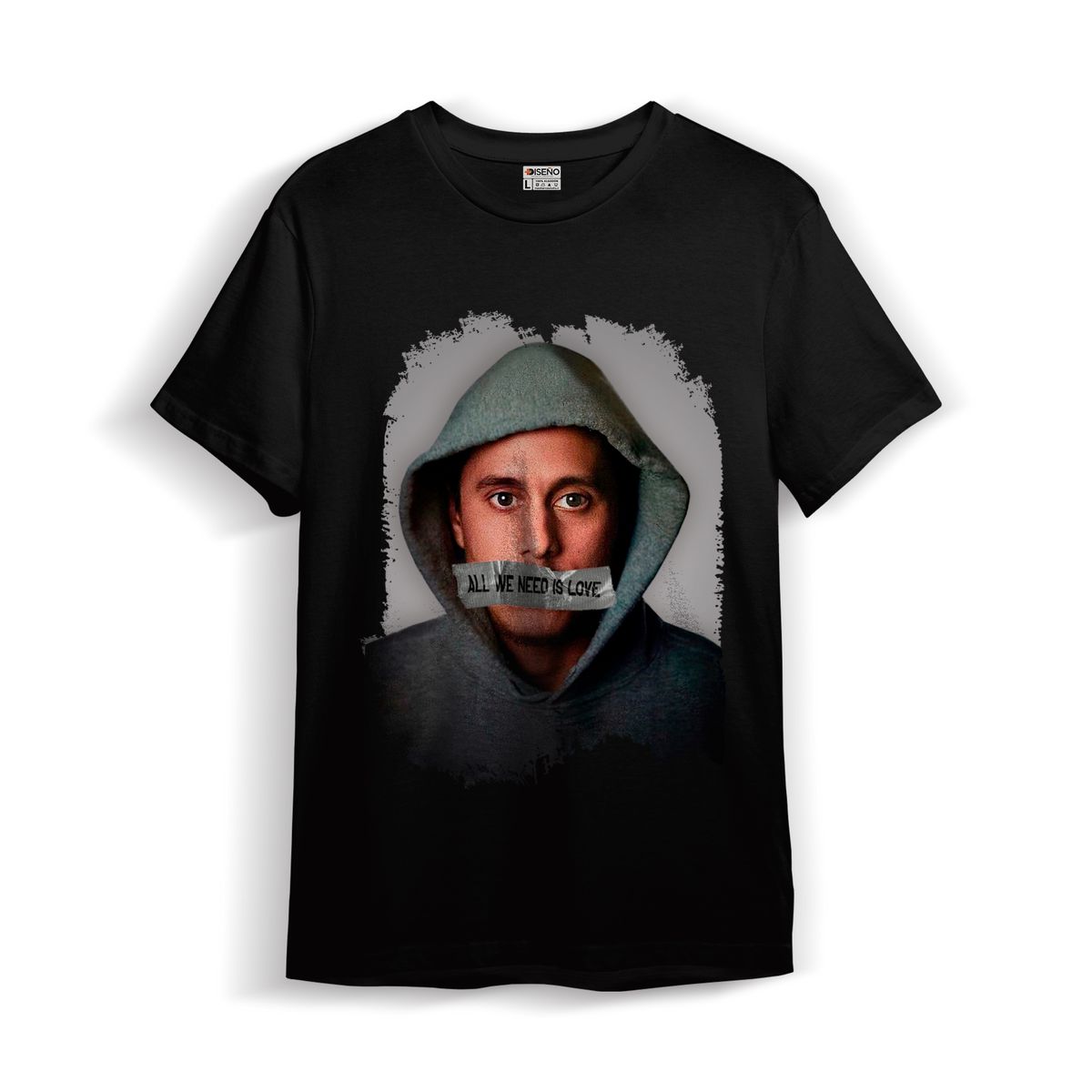 GENERICO - Polera Estampada Canserbero All We Need is love Artista Rap