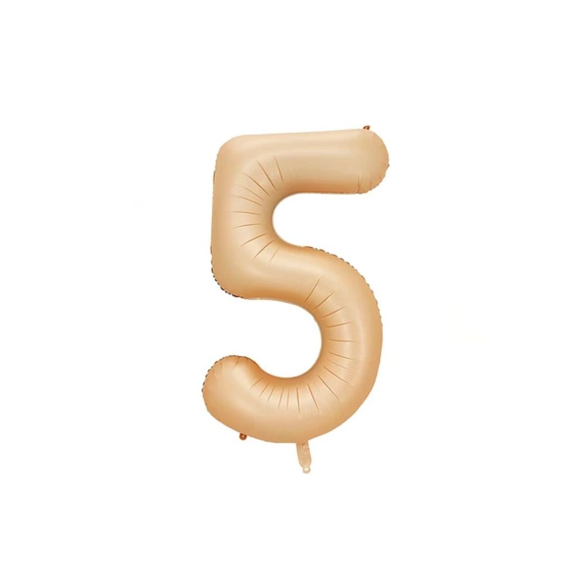 GENERICO - Globo Metalizado Numero "5" Oro Rosa 32 pulgadas