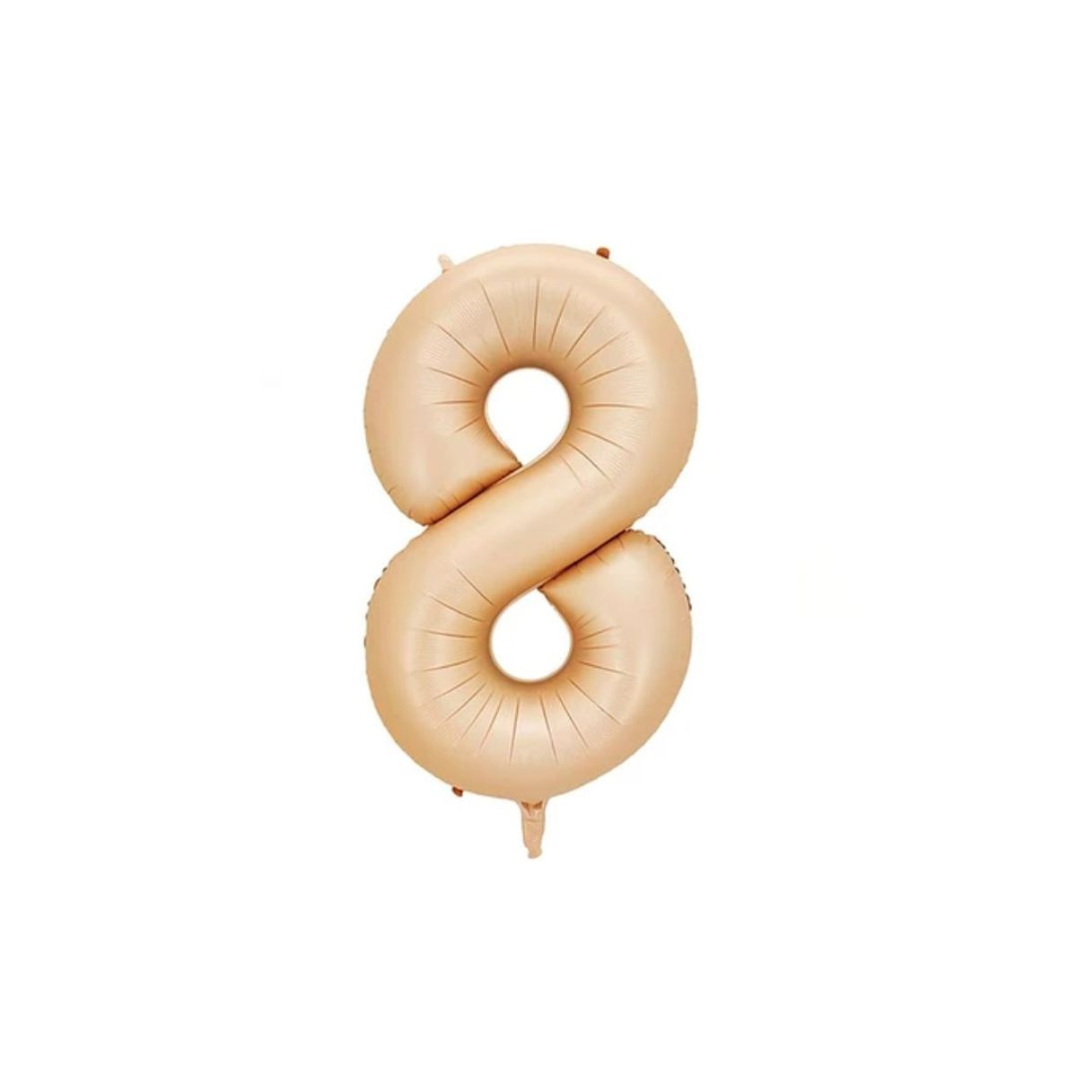 GENERICO - Globo Metalizado Numero "8" Oro Rosa 32 pulgadas
