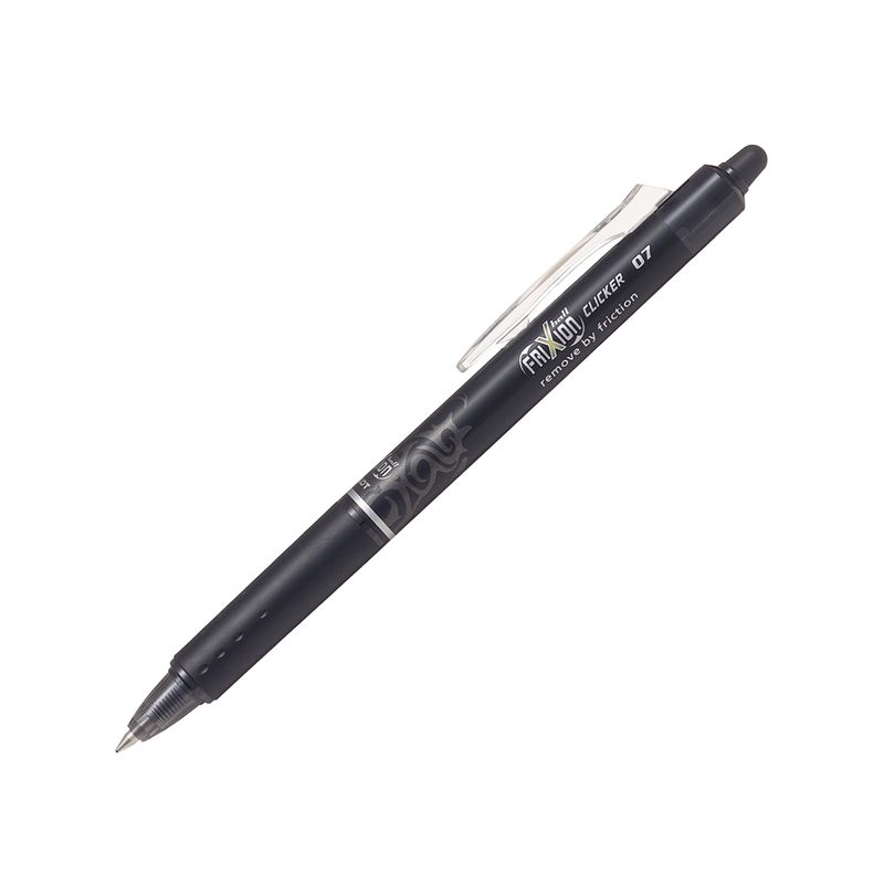 PILOT - Lapiz Gel Pilot Frixion Clicker 07 Borrable Negro