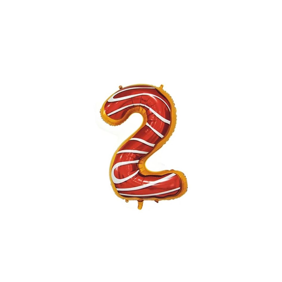 GENERICO - Globo Metalizado Numero "2" Dulces 34 pulgadas