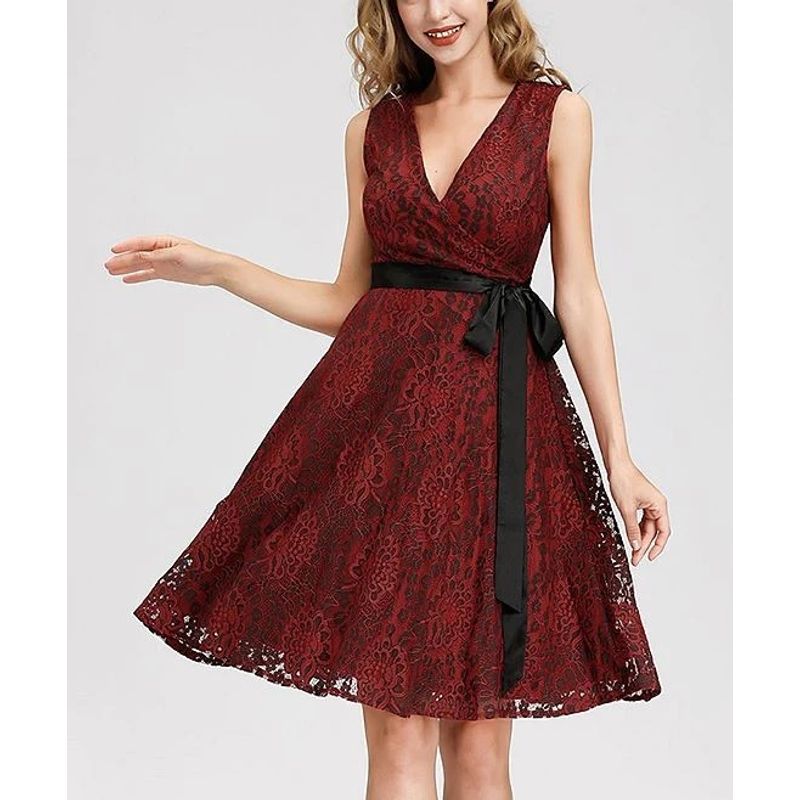 ARRAKASTA - Vestido con encaje talla M