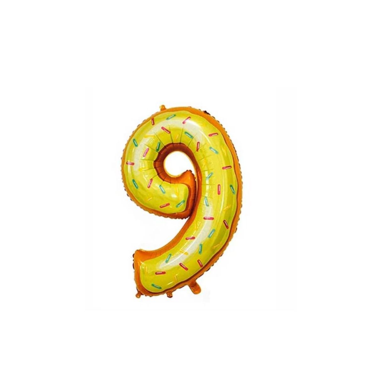 GENERICO - Globo Metalizado Numero "9" Dulces 34 pulgadas