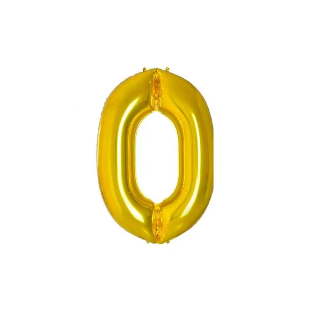 GENERICO - Globo Metalizado Numero "0" Dorado 40 pulgadas