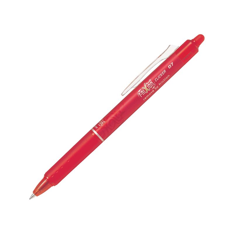PILOT - Lapiz Gel Pilot Frixion Clicker 07 Borrable Rojo