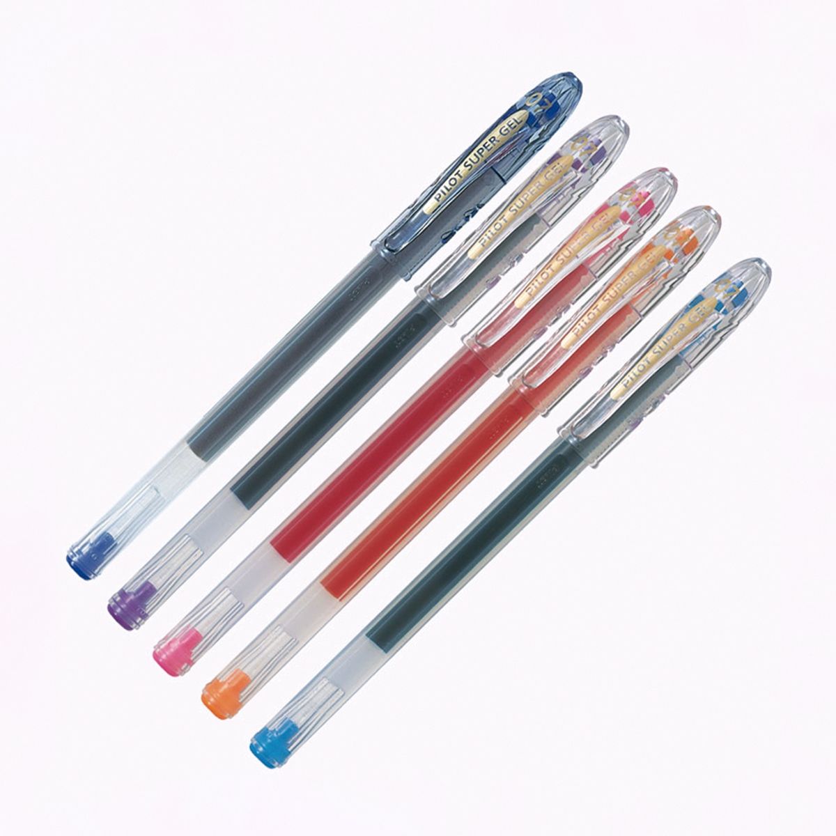 PILOT - Set Lápices Tinta Super Gel 0.7mm 5 Colores