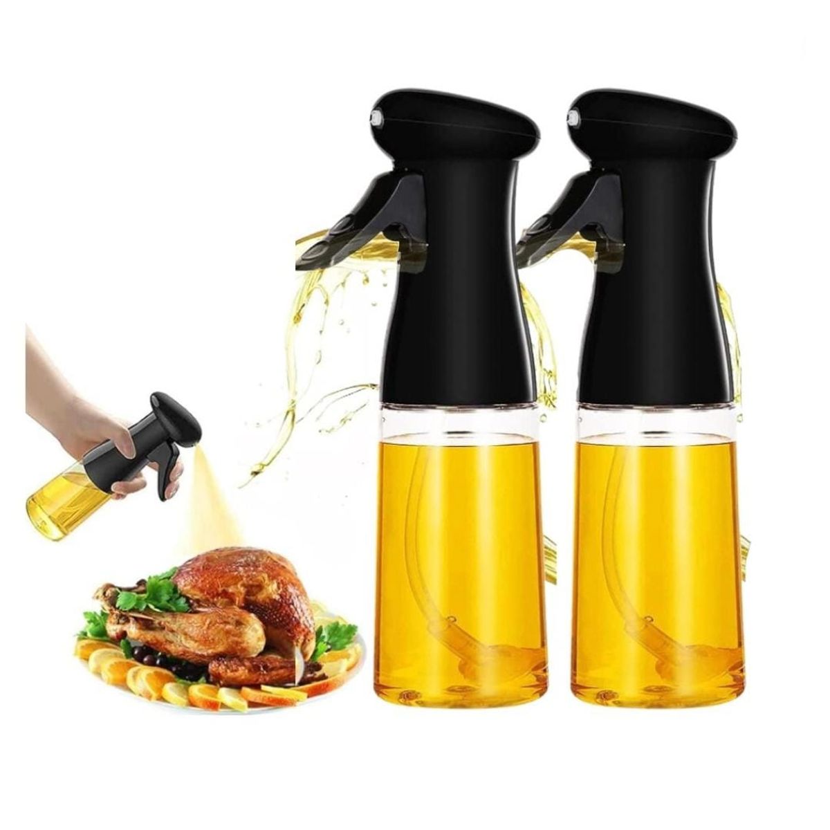 GENERICO - Dispensador De Botellas En Aerosol Para Barbacoa Rellenable