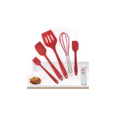 GENERICO - Set 5 Utensilios Cocina Reposteria Antiadherente De Silicona