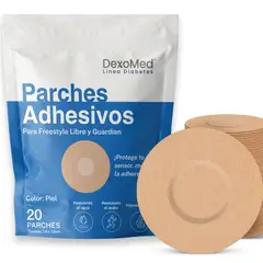 DEXOMED - Parches Adhesivos Sensor de Glucosa Freestyle Libre 20 un