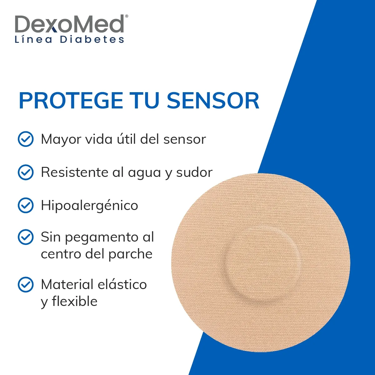DEXOMED - Parches Adhesivos DexoMed Sensor de Glucosa Freestyle Libre 20 un