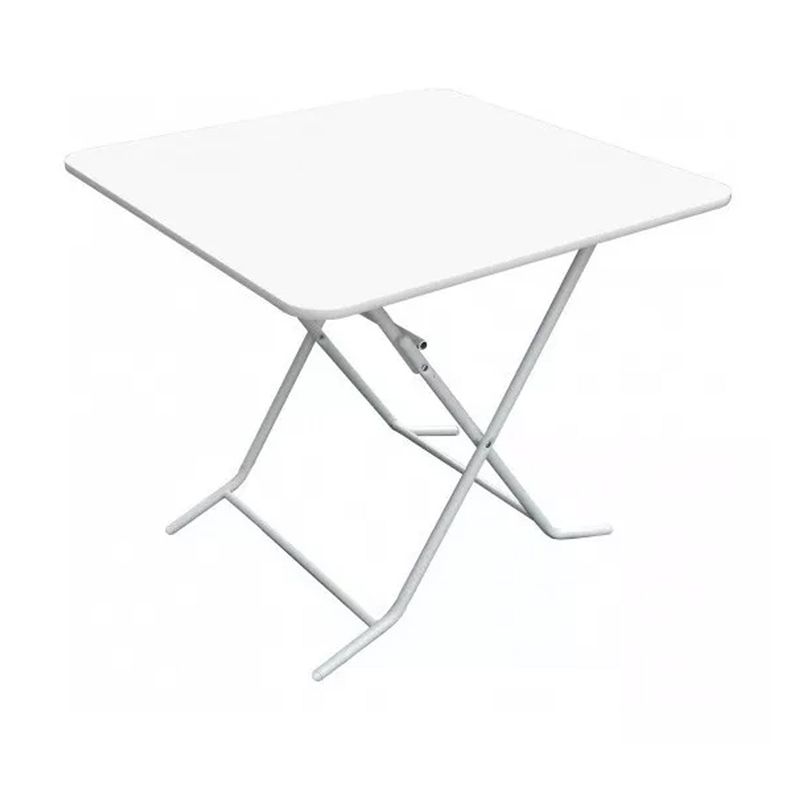 GENERICO - Mesa Plegable 83 X 83 Cms Blanca