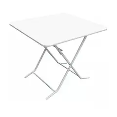 GENERICO - Mesa Plegable 83 X 83 Cms Blanca