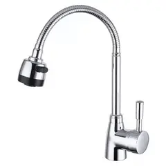 GENERICO - Llave Lavaplatos Cuello Flexible Cocina