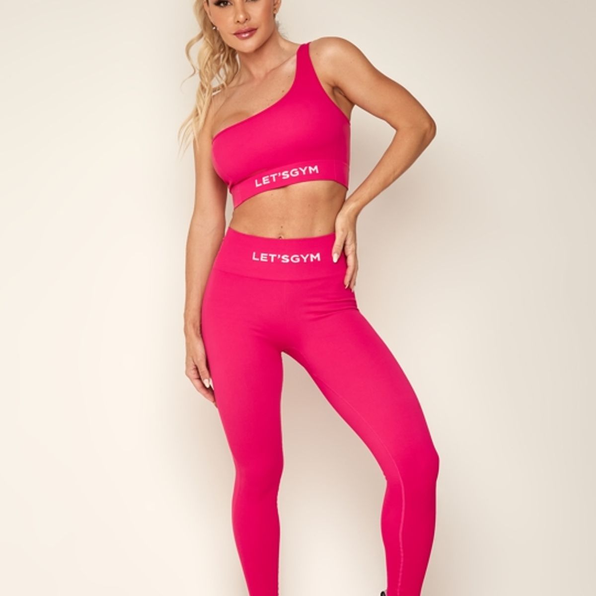 LETSGYM - CONJUNTO DEPORTIVO SEAMLESS ACANALADO LETSGYM