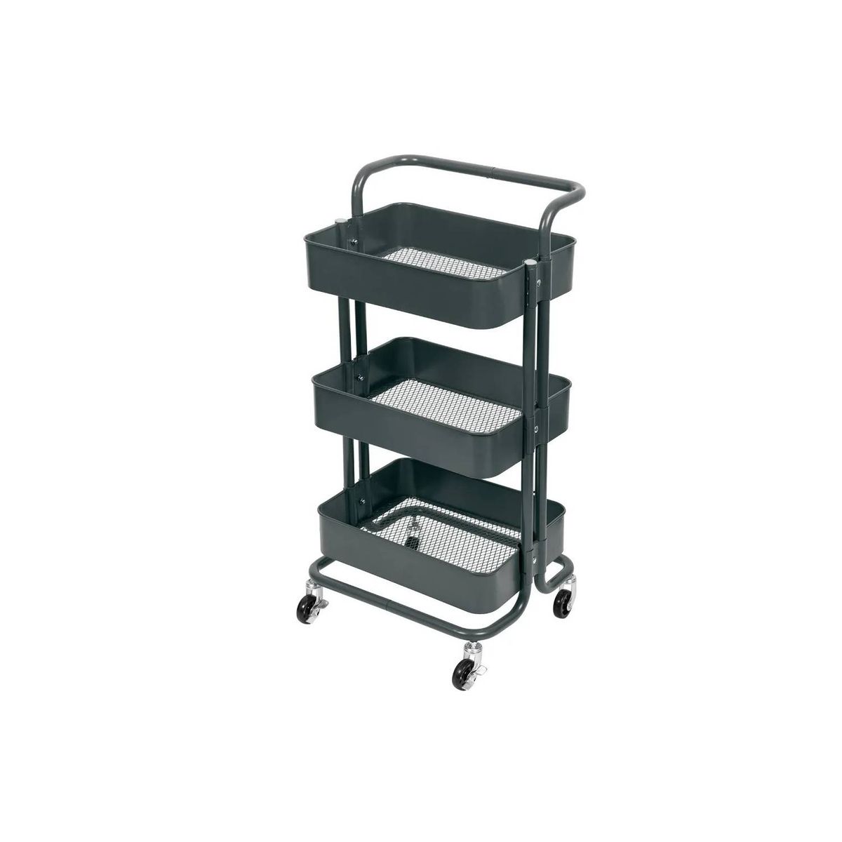 GENERICO - Carro organizador De 3 Niveles NEGRO