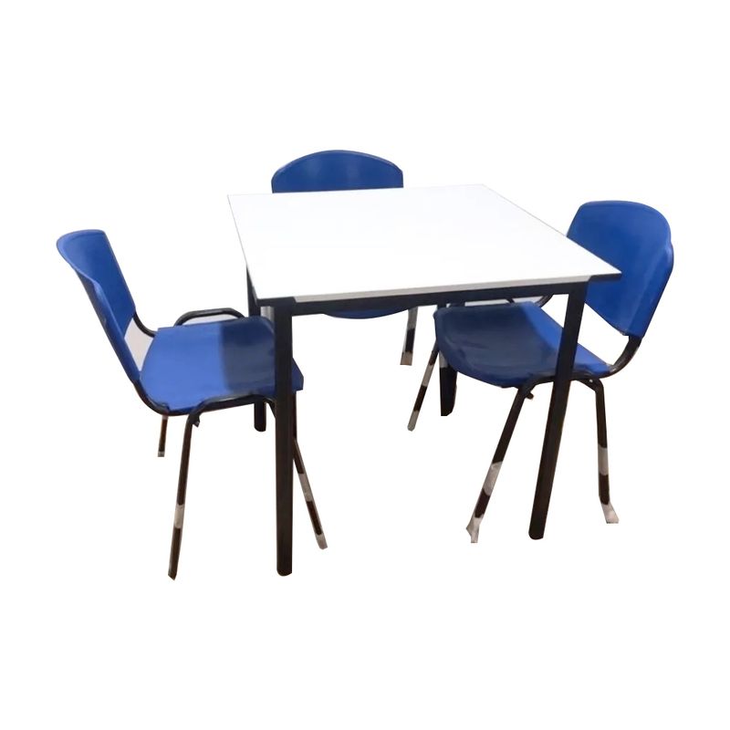 GENERICO - Mesa Comedor 76 Cm Con 4 Sillas