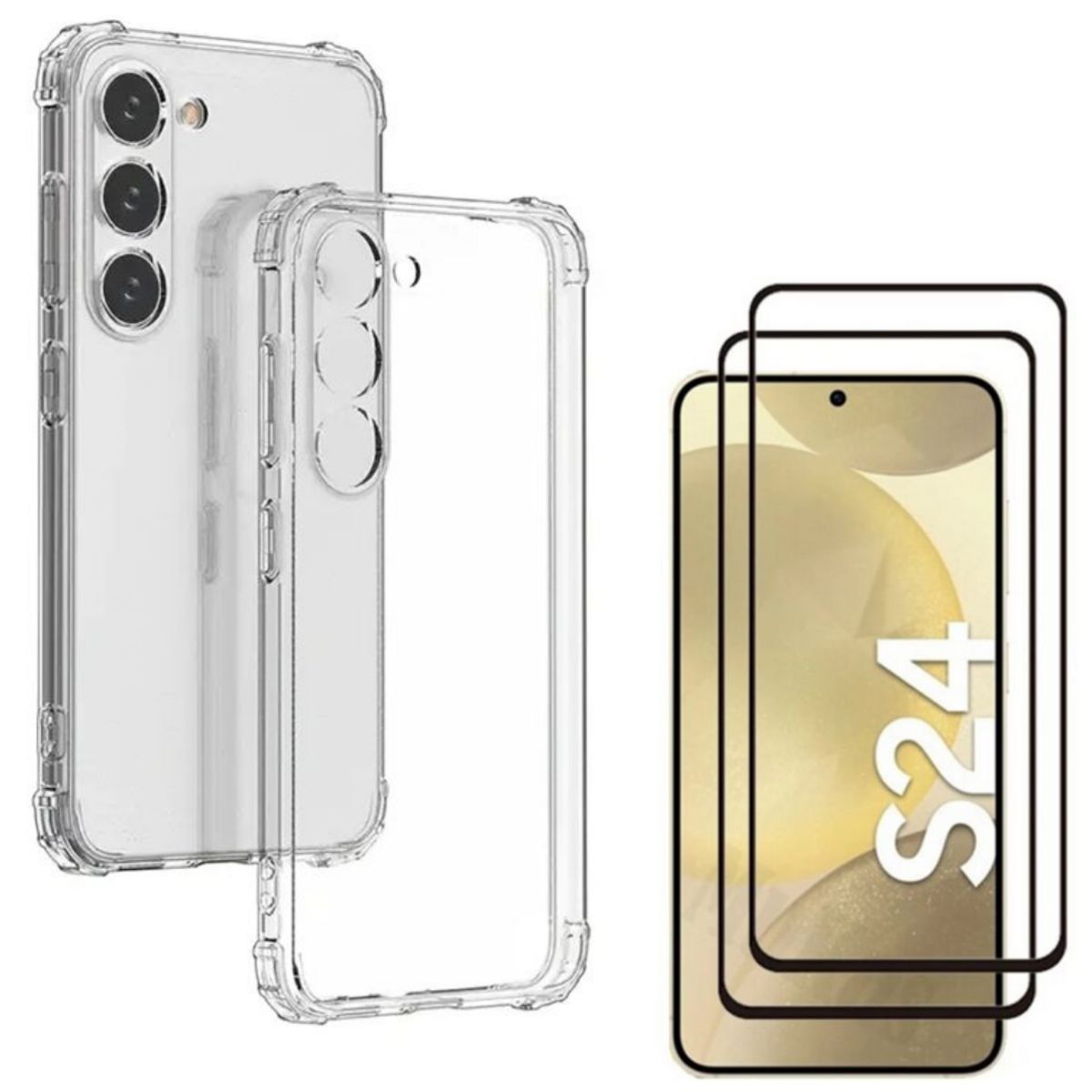 GENERICO - Carcasas Transparente Ref Para Samsung S24 + Lamina V