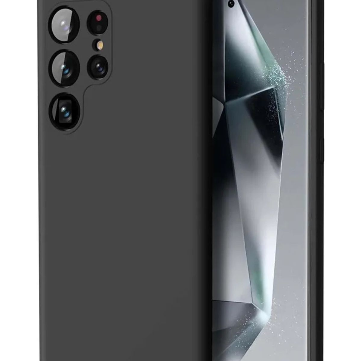 GENERICO - Carcasas Silicona Color Para Samsung S24 ULTRA - Negro