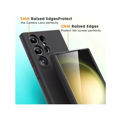 Imagen 2 del producto Carcasas Silicona Color Para Samsung S24 ULTRA - Negro