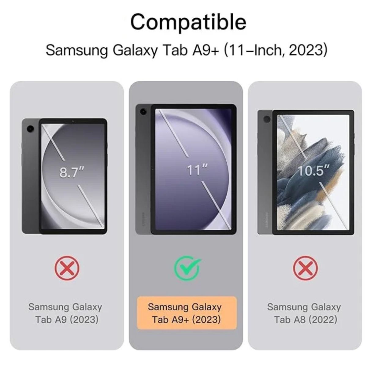 GENERICO - Funda Carcasa 360 Giratoria Para Samsung Galaxy Tab A9 Plus