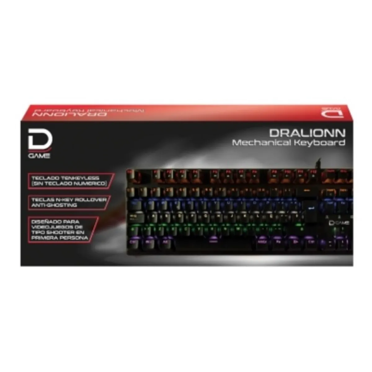 DATACOM - Teclado Gamer Mecánico 87 Teclas - RGB