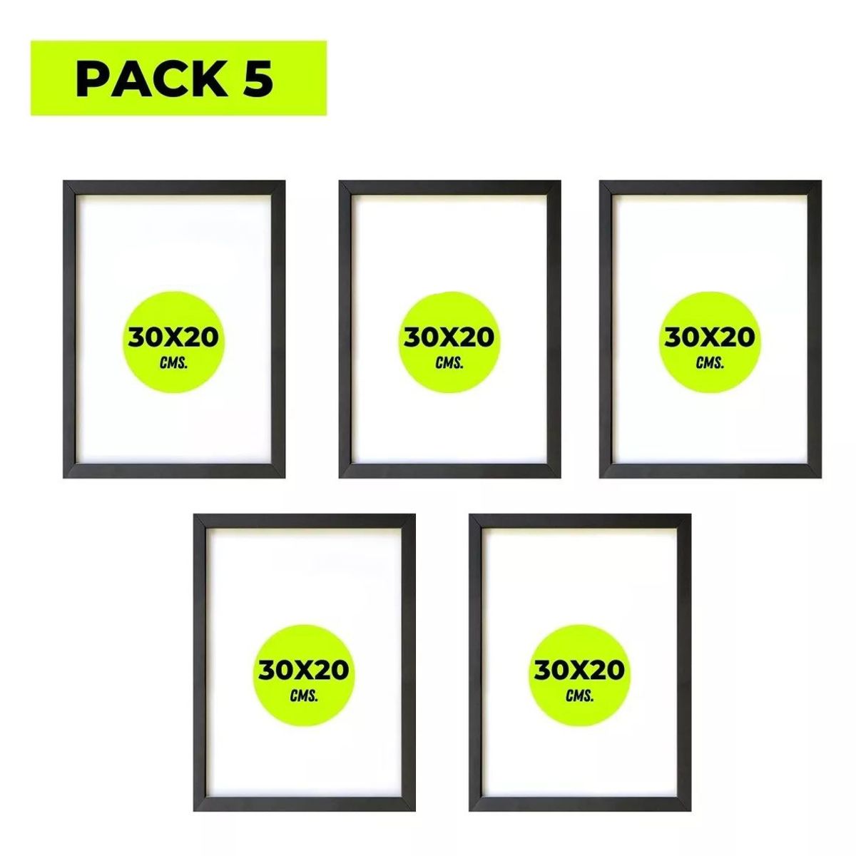 KUANGYE - Pack Marco Para Foto Portaretrato Tamaño Decoración Cuadro