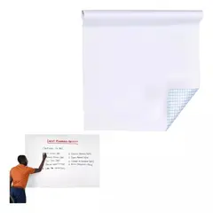 EDWINAYY - Papel Pizarra Adhesiva + 1 Plumones Pizarra Blanco Flexible