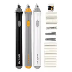 EDWINAYY - Borrador Electrico Kit Goma Dibujo Ajustable 70 Repuestos