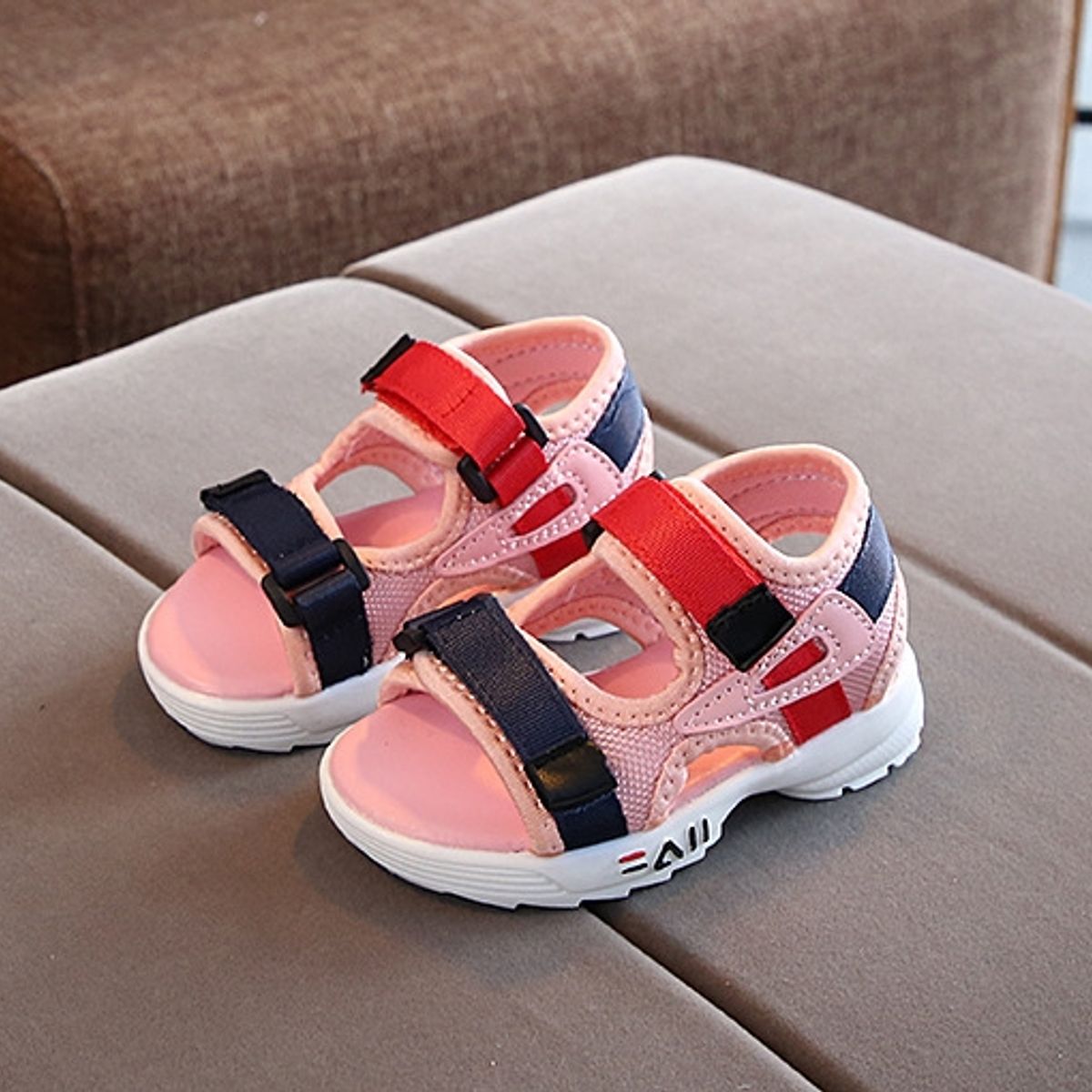 EDWINAYY - Zapatos Antideslizantes Suave Pantuflas Para Bebés Velcro