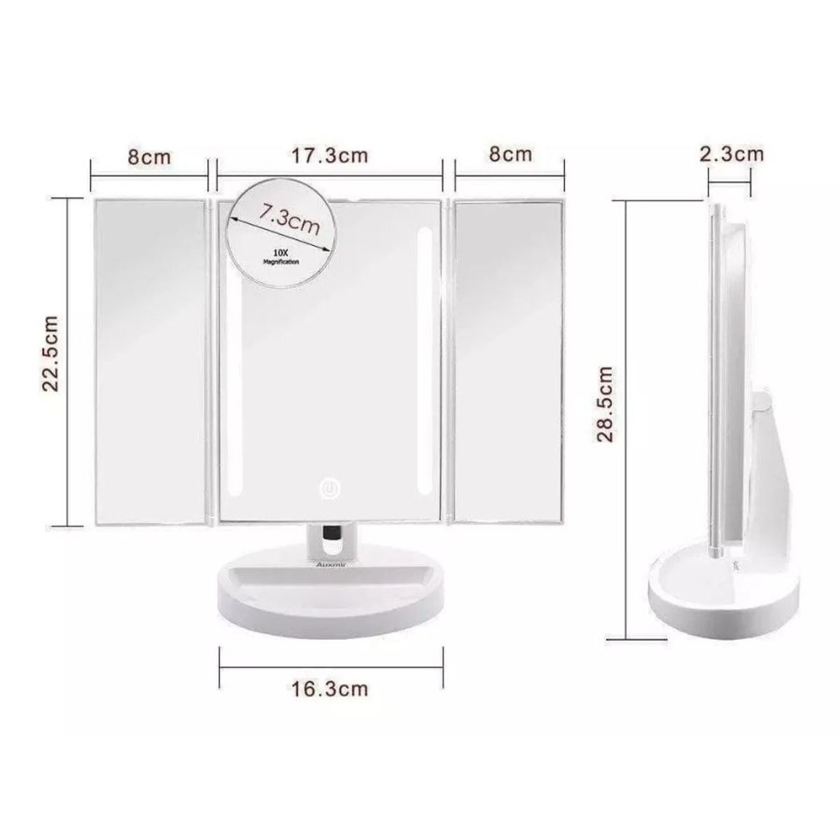 GENERICO - Espejo Para Maquillaje Espejo Personal Cosmético 360