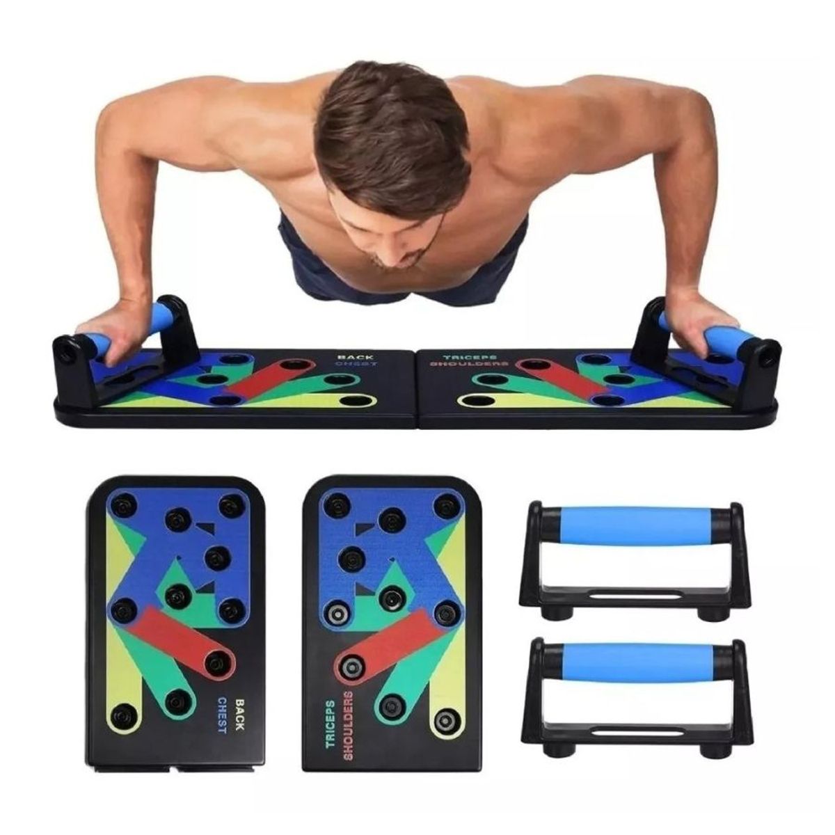 GENERICO - Tabla Flexiones Ejercicio Multiuso Pushup Pectoral Hombro DN