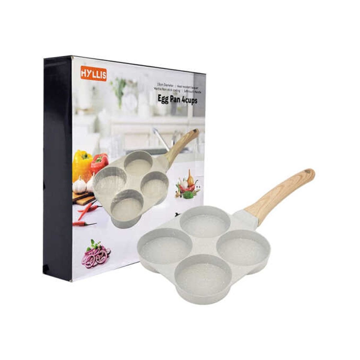 GENERICO - SARTEN HYLLIS ECO FRIENDLY CON DIVISIONES 650ML