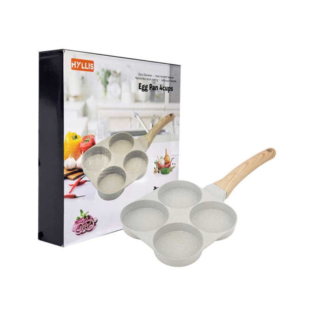 GENERICO - SARTEN HYLLIS ECO FRIENDLY CON DIVISIONES 650ML