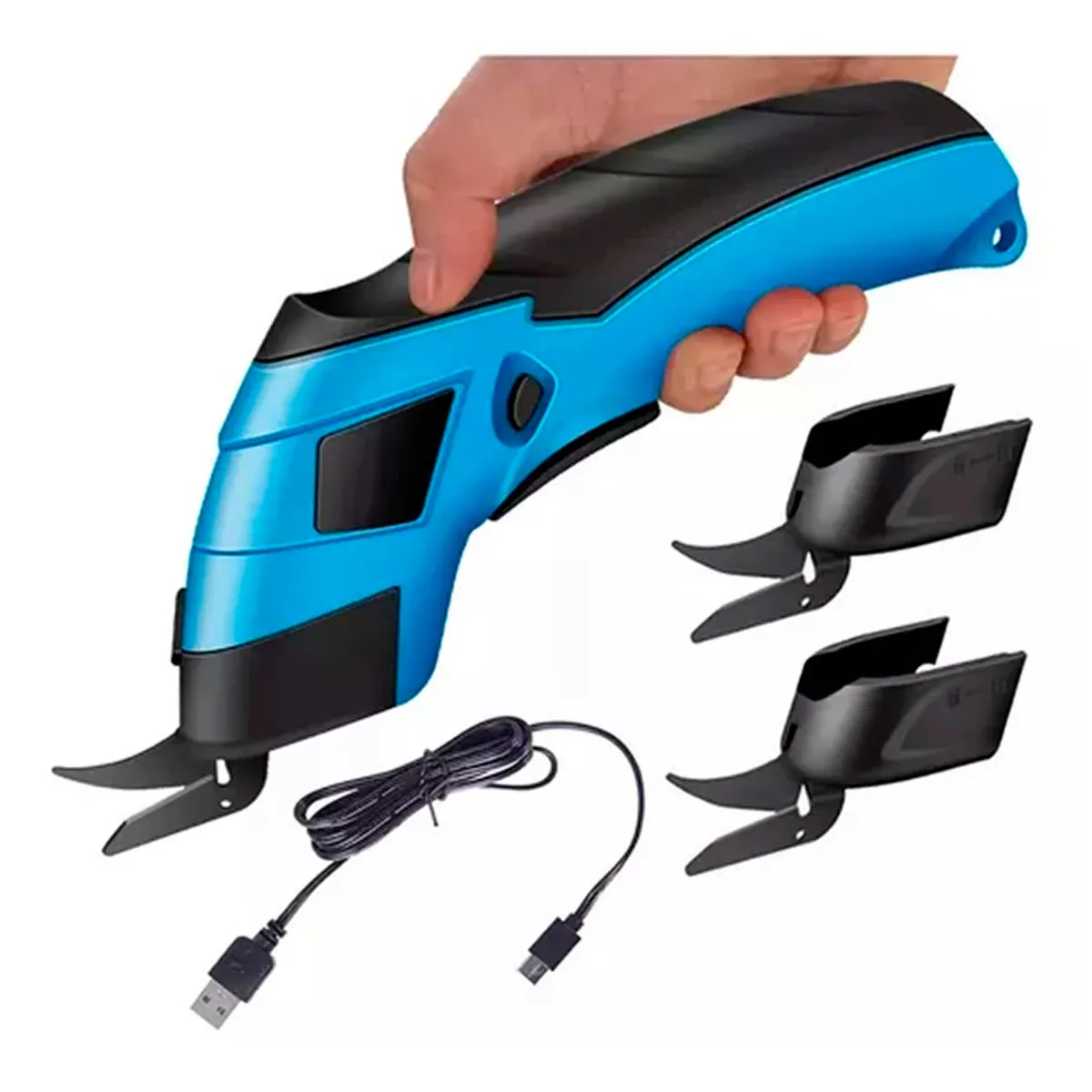 OFERTABKN - Tijera Eléctrica Inalámbrica Recargable Corta Tela cartón