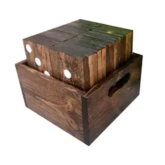 GENERICO - Domino gigante de madera didactico
