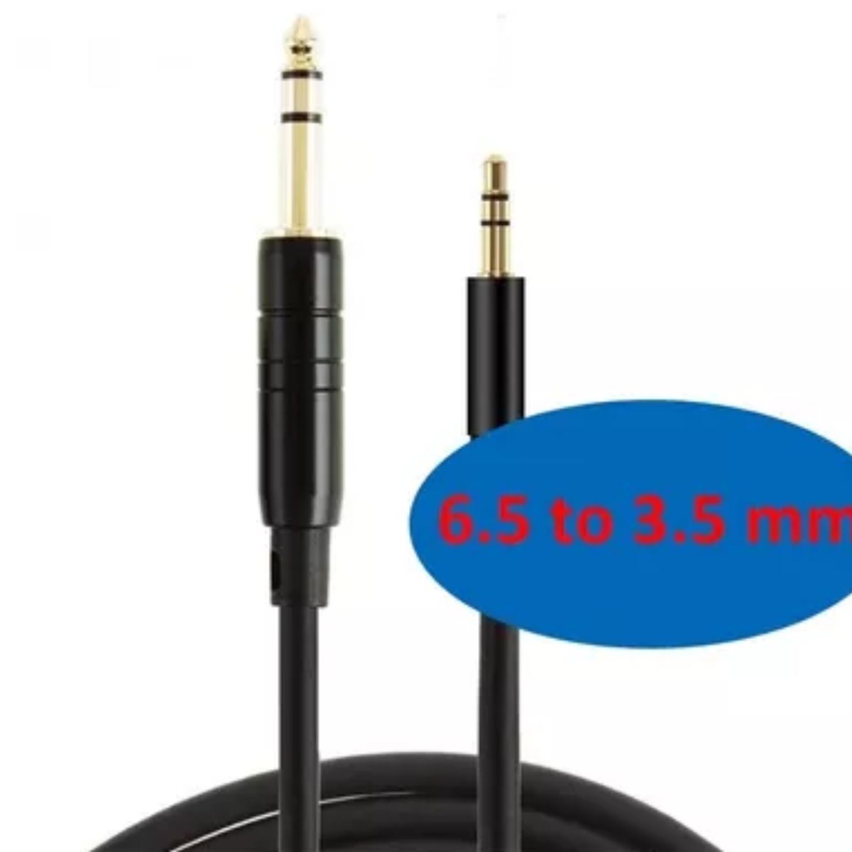 OEM - Cable Audio Jack Plug Macho 6.3mm A Macho 3.5mm