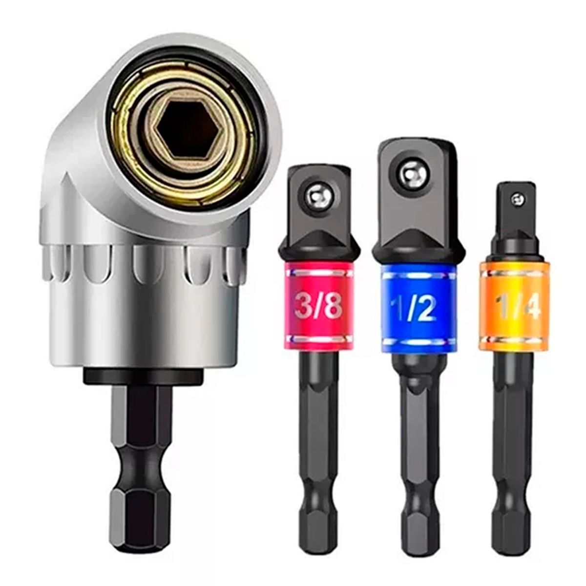 OFERTABKN - Kit 9 De Juego Brocas Extensión 1/2-3/8-1/4 Dado Universal