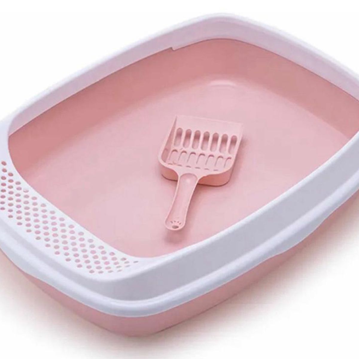 GENERICO - Arenero Para Gatos Mascotas Rosado